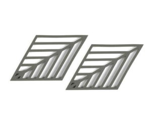 תחתיות לסיר Rhombus Leaf - ירוק זית Zone
