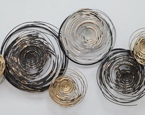 קישוט קיר מתכת 120/60/8 ס"מ